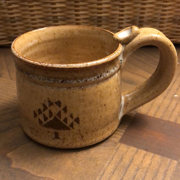 Pottery stoneware coffee mug - Picture 2 of 7
